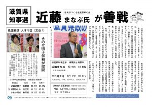 知事選結果ビラカラー