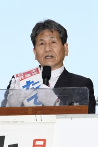 大津市議選 たてみち秀彦候補＝現